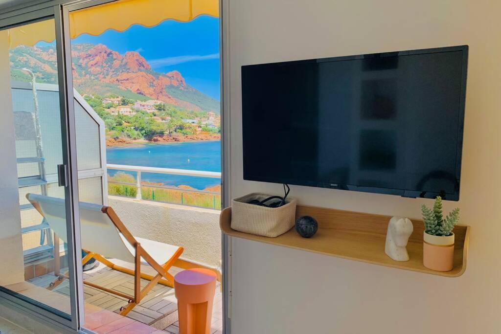 Antheor - Vue Exceptionnelle - Refait A Neuf 4 Couchages Apartment Saint-Raphael  Luaran gambar